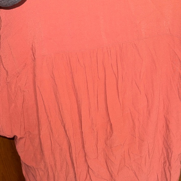 Madewell Burnt Orange Button-Down Shirt Blouse - Picture 5 of 5